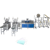 fully auto disposable fish type mask machine