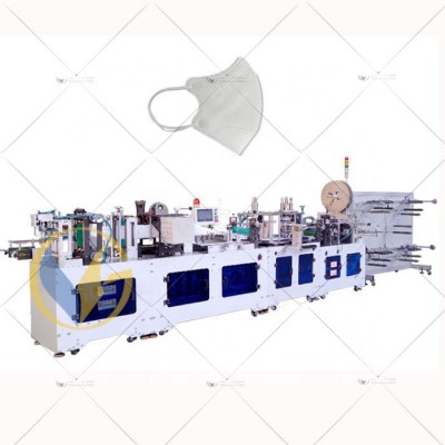 fully automatic 3 ply nonwoven fabric disposable medical N95 production surgical face masks making machine (60pcs)